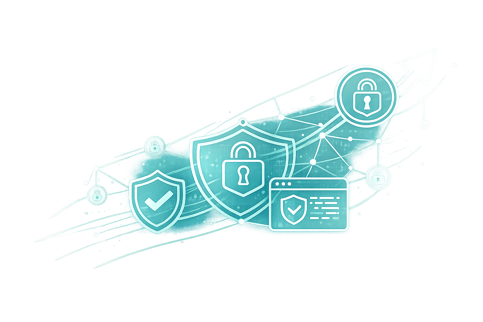 Illustration of information security controls, identity verification and protected system monitoring