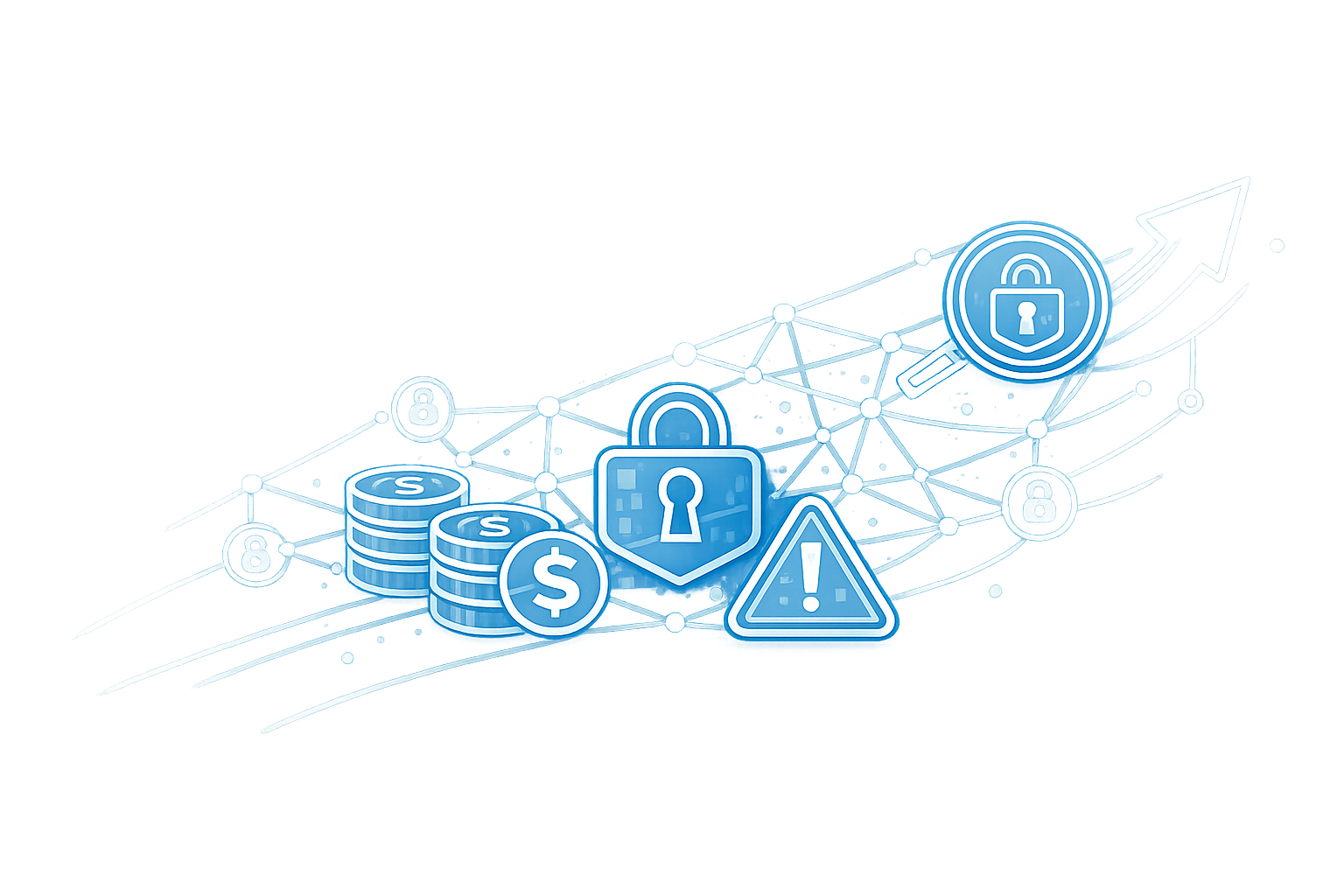 Illustration of protected data flows, privacy safeguards and secure cross-border data transfers
